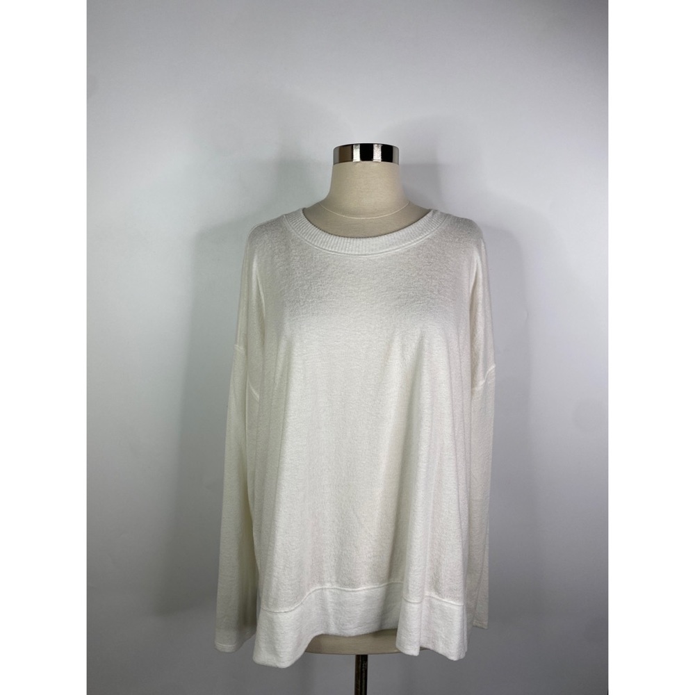 Lucky Brand Semi Sheer Long Sleeve Top